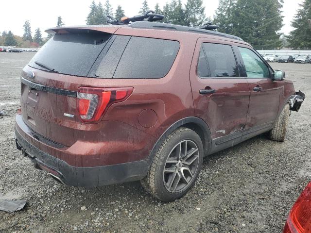 FORD EXPLORER S 2016 maroon  gas 1FM5K8GT4GGD30106 photo #4