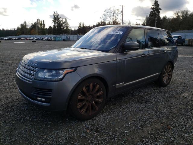 LAND ROVER RANGE ROVE 2015 gray  flexible fuel SALGS2TF2FA199925 photo #1