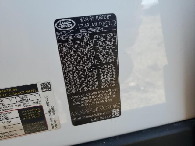 2023 LAND ROVER RANGE ROVE - SALKP9FU8PA026460