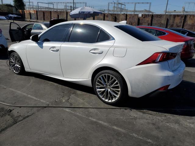 LEXUS IS 250 2015 white  gas JTHBF1D2XF5081687 photo #3