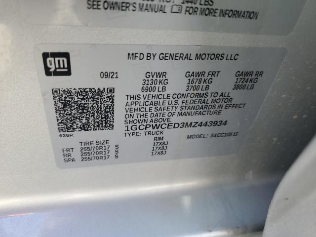 VIN 1GCPWCED3MZ443934 2021 CHEVROLET ALL MODELS no.13