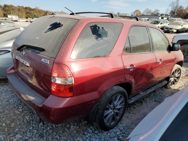 ACURA MDX TOURIN 2002 red  gas 2HNYD18612H543016 photo #4