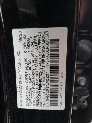 VIN 1HGCV2F37LA022217 2020 Honda Accord, Sport no.12