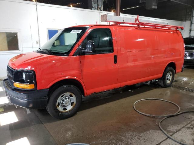 CHEVROLET EXPRESS G3 2012 red extended gas 1GCZGUCA4C1139111 photo #1