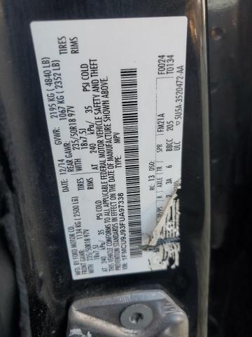 VIN 1FMCU9J93FUA97338 2015 Ford Escape, Titanium no.14