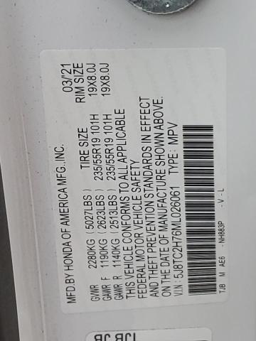2021 ACURA RDX ADVANC - 5J8TC2H76ML026061