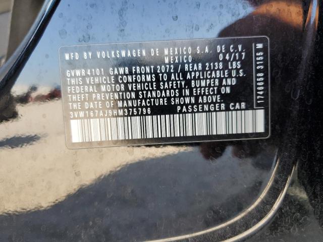 2017 VOLKSWAGEN JETTA S - 3VW167AJ9HM375796