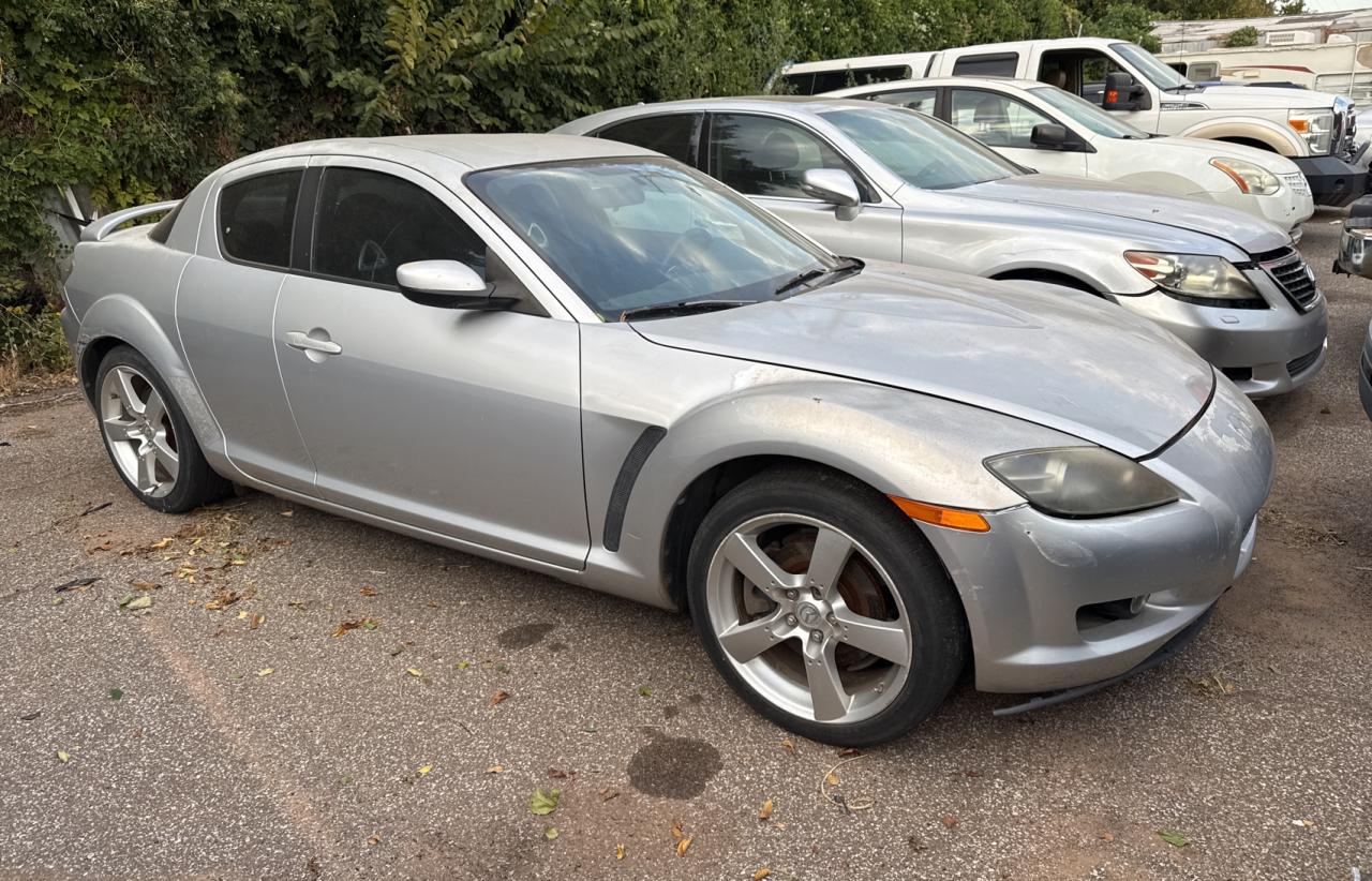 MAZDA RX8 2004 silver  gas JM1FE17N540130784 photo #1