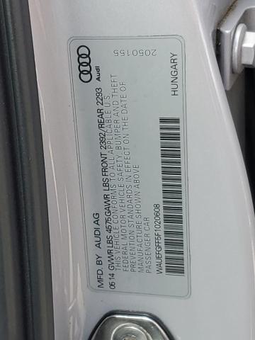 2015 AUDI A3 PREMIUM WAUEFGFF5F1020608