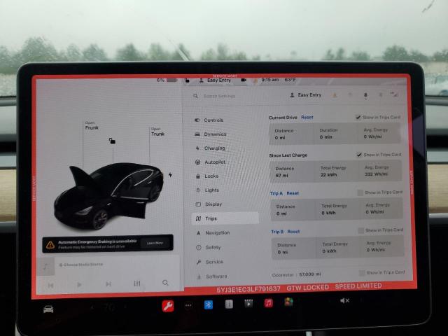 2020 TESLA MODEL 3 - 5YJ3E1EC3LF791637