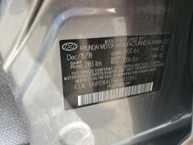 2019 HYUNDAI ELANTRA SE - 5NPD84LF6KH451893