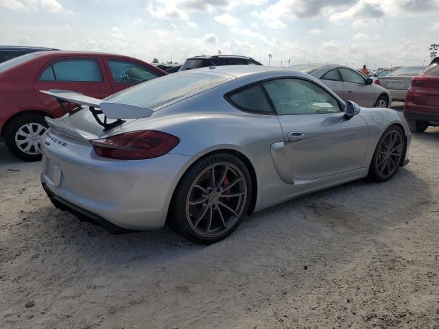 PORSCHE CAYMAN GT4 2016 silver coupe gas WP0AC2A80GK192434 photo #4