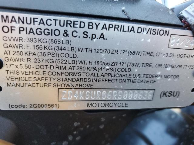 2024 APRILIA RS 660 EXT ZD4KSUR06RS000636