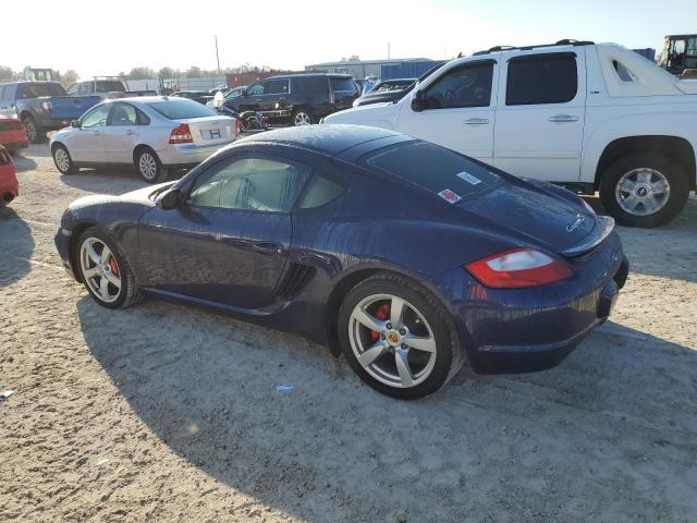 PORSCHE CAYMAN S 2006 blue  gas WP0AB298X6U784188 photo #3