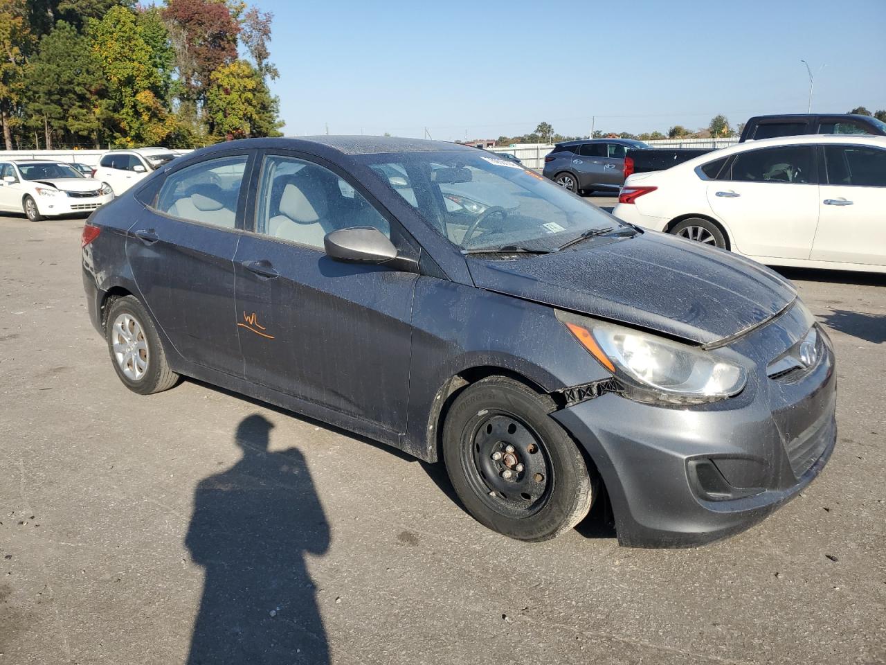 Lot #2928616815 2012 HYUNDAI ACCENT GLS