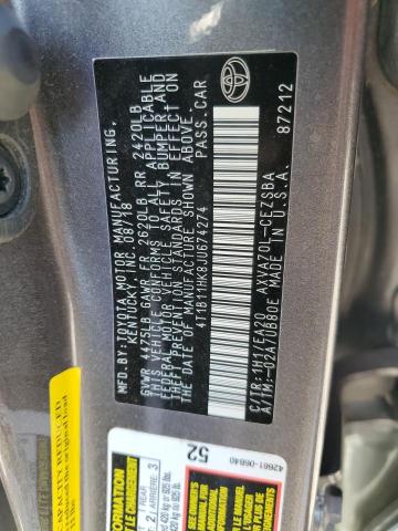 2018 TOYOTA CAMRY L - 4T1B11HK8JU674274