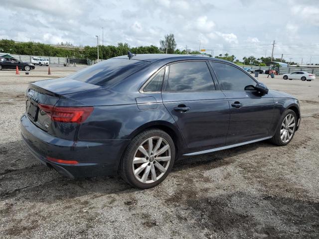 AUDI A4 PREMIUM 2018 blue  gas WAUKMAF46JA030710 photo #4