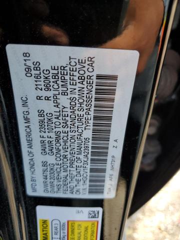 2018 HONDA ACCORD SPO - 1HGCV1F3XJA239705
