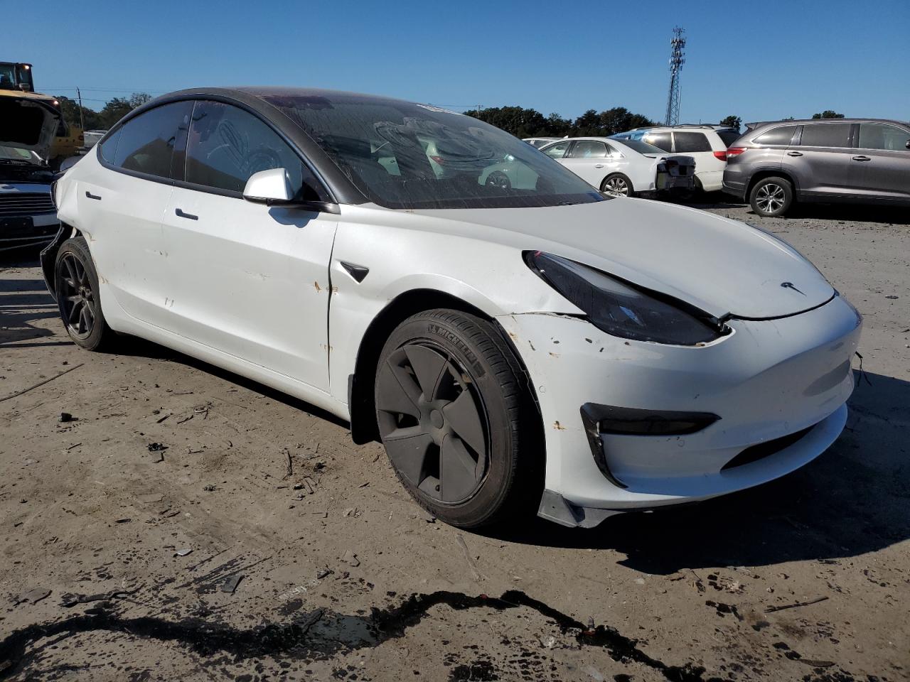 Lot #2979247992 2021 TESLA MODEL 3