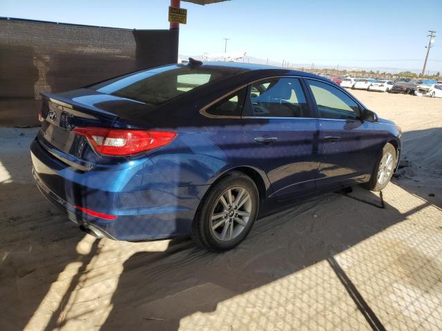 HYUNDAI SONATA SE 2015 blue sedan 4d gas 5NPE24AF1FH122033 photo #4