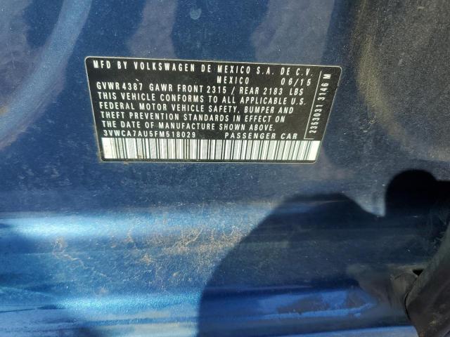 2015 VOLKSWAGEN GOLF SPORT - 3VWCA7AU5FM518029