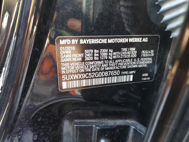 2016 BMW X3 XDRIVE2 - 5UXWX9C52G0D87650