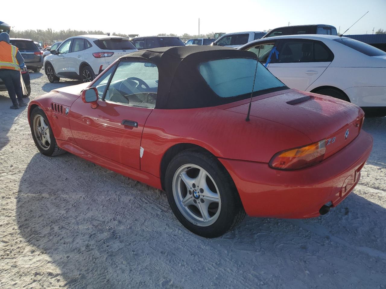 BMW Z3 1.9 1998 red  gas 4USCH7327WLE06471 photo #3