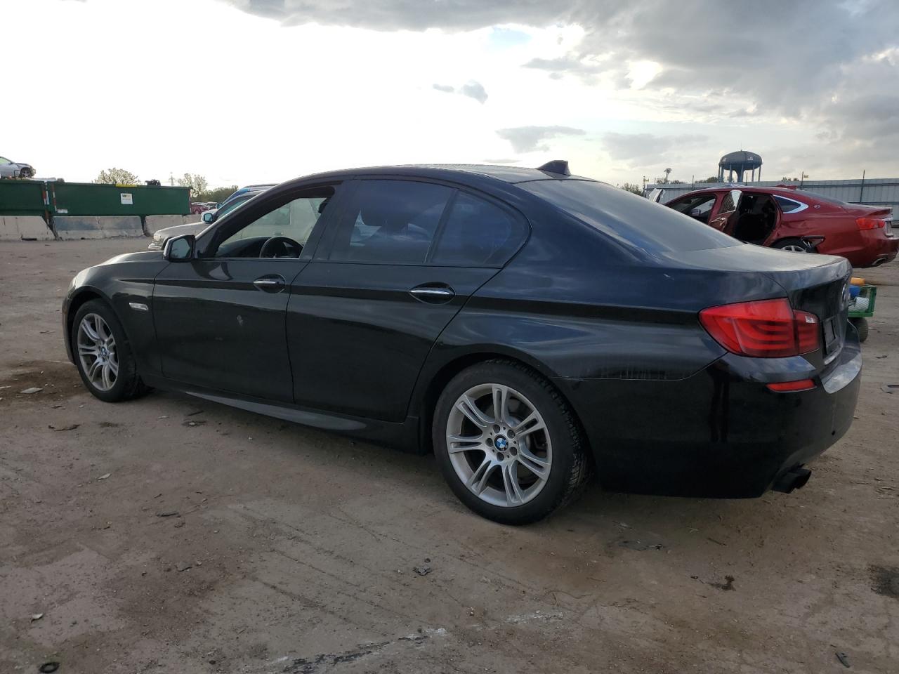 BMW 528 I 2013 black  gas WBAXG5C54DDY34718 photo #3