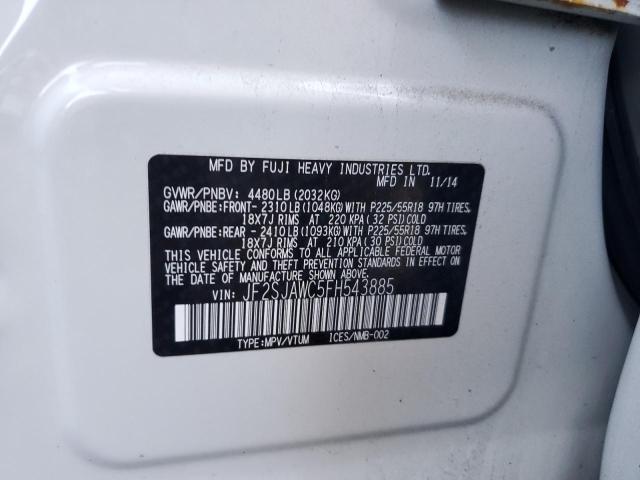 2015 SUBARU FORESTER 2 - JF2SJAWC5FH543885