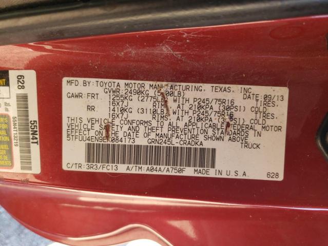 VIN 5TFUU4EN9EX084173 2014 Toyota Tacoma no.12