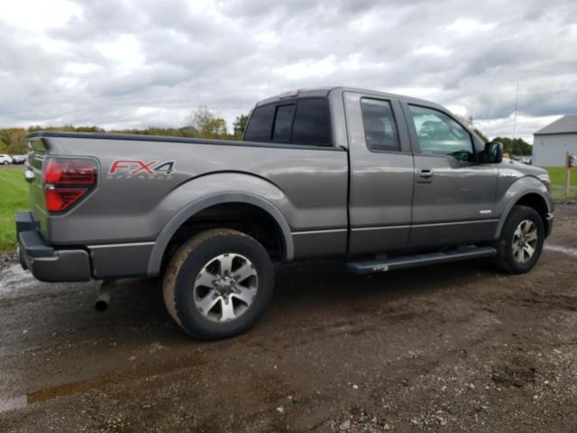 FORD F150 SUPER 2012 gray 4dr ext gas 1FTFX1ET7CFB33483 photo #4