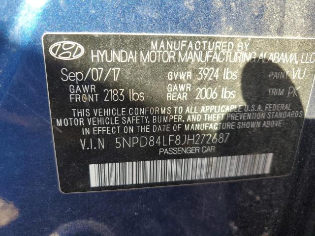 2018 HYUNDAI ELANTRA SE - 5NPD84LF8JH272687