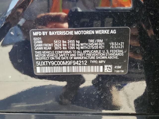 2021 BMW X3 XDRIVEM - 5UXTY9C00M9F94212
