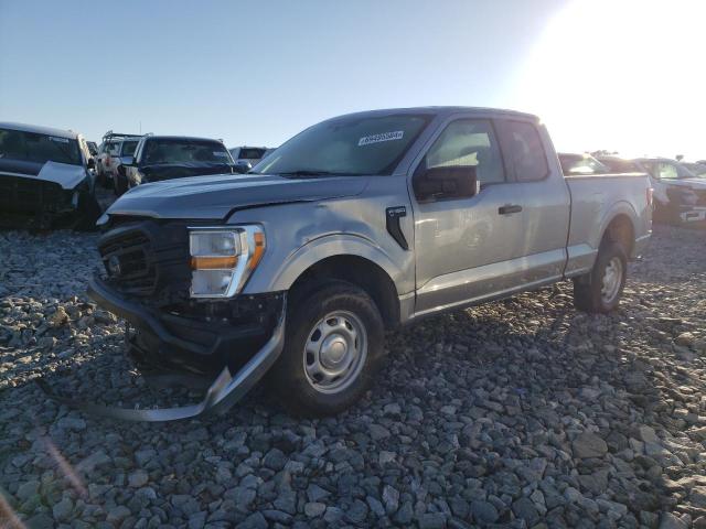 FORD F150 SUPER 2022 silver  gas 1FTEX1EB8NKE67132 photo #1