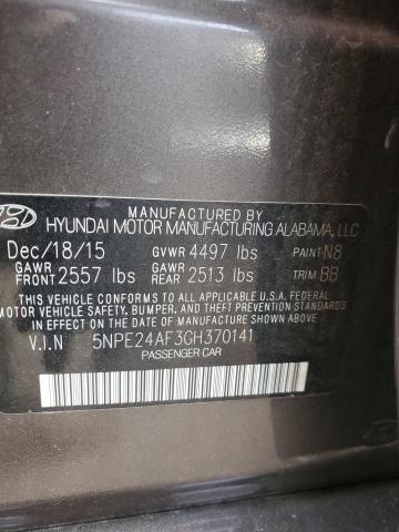 2016 HYUNDAI SONATA SE - 5NPE24AF3GH370141