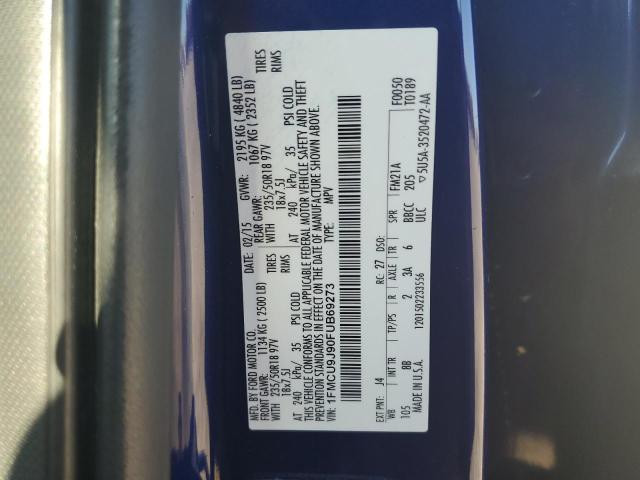 1FMCU9J90FUB69273 2015 FORD ESCAPE