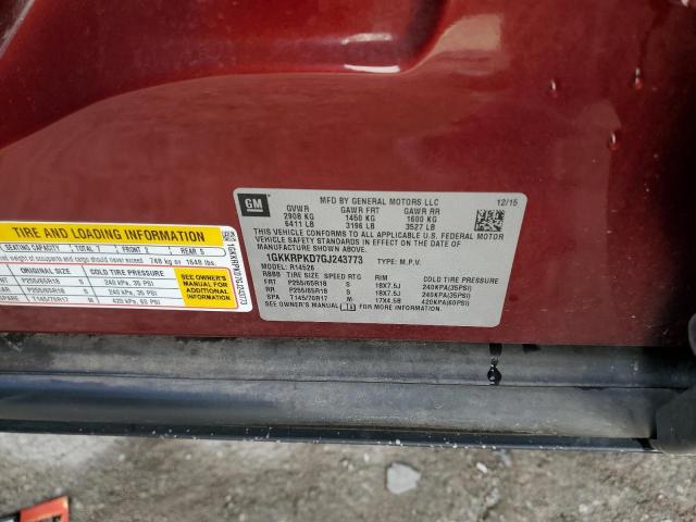 2016 GMC ACADIA SLE 1GKKRPKD7GJ243773
