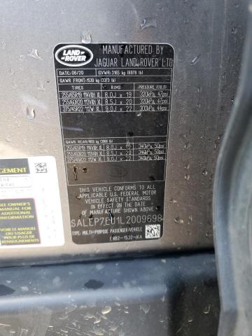 2020 LAND ROVER DEFENDER 1 - SALEP7EU1L2009698