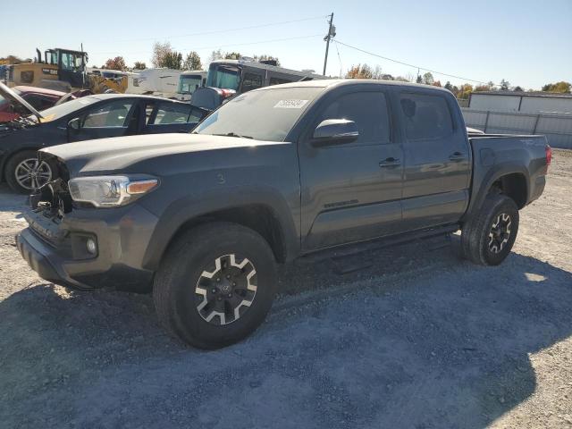 TOYOTA TACOMA DOU 2019 gray  gas 3TMCZ5AN0KM279721 photo #1