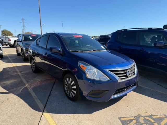 NISSAN VERSA S 2019 blue  gas 3N1CN7AP8KL803666 photo #1