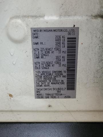 2015 NISSAN ROGUE S - 5N1AT2MT5FC918017