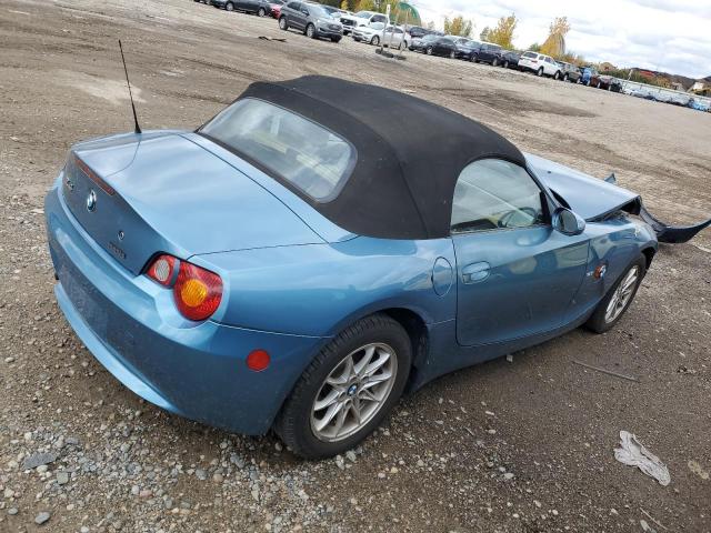 BMW Z4 2.5 2003 blue  gas 4USBT33443LR64632 photo #4