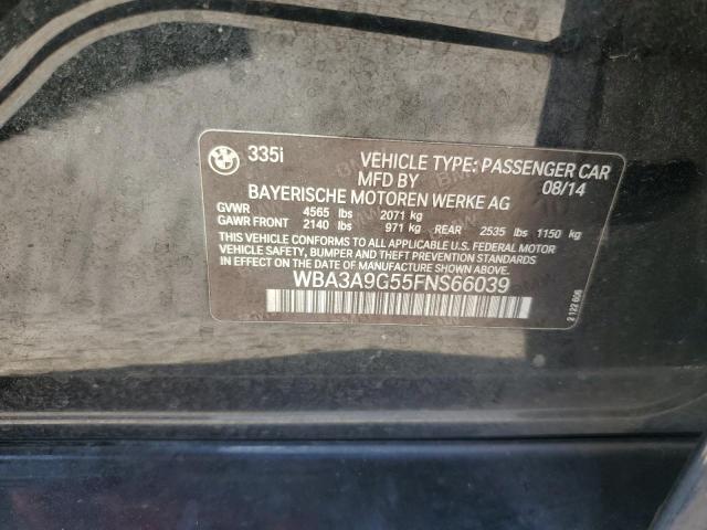2015 BMW 335 I - WBA3A9G55FNS66039