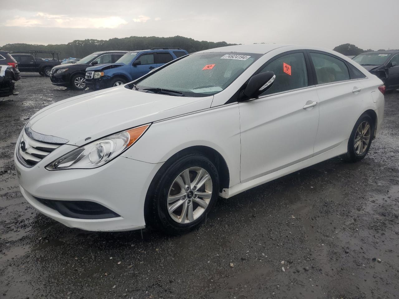 Lot #2925804829 2014 HYUNDAI SONATA GLS