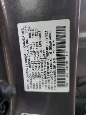 VIN 2HKRM4H73EH713439 2014 Honda CR-V, Exl no.13