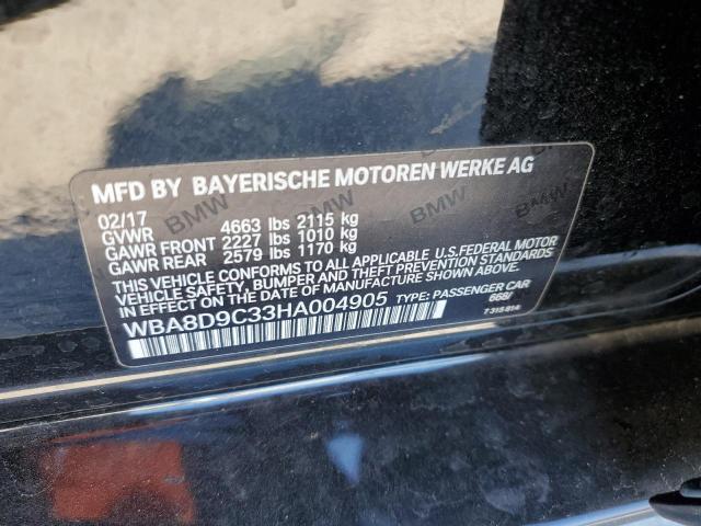 2017 BMW 330 XI - WBA8D9C33HA004905