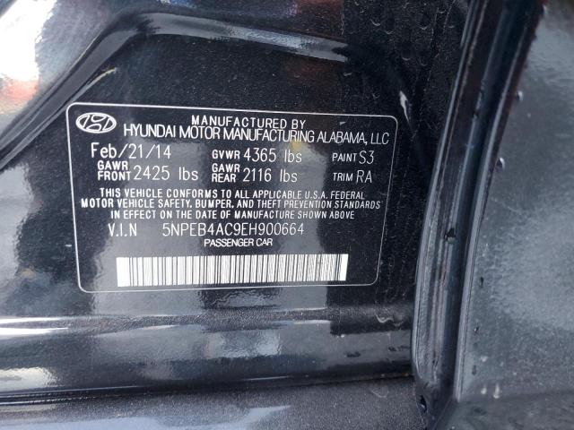 VIN 5NPEB4AC9EH900664 2014 Hyundai Sonata, Gls no.12