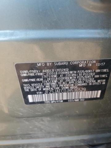 2018 SUBARU FORESTER 2 - JF2SJAEC0JH536529