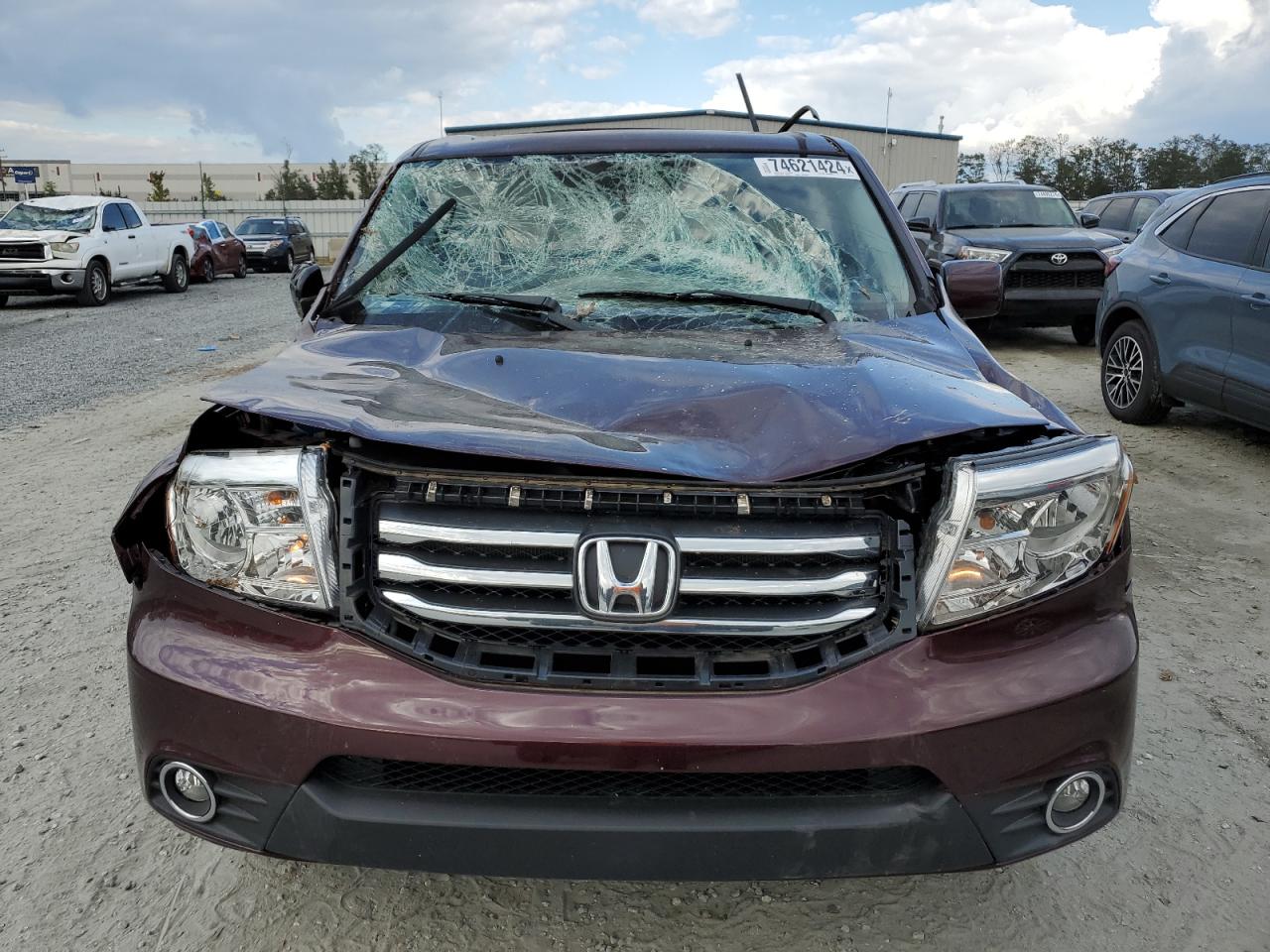 Lot #2907433991 2015 HONDA PILOT EXL