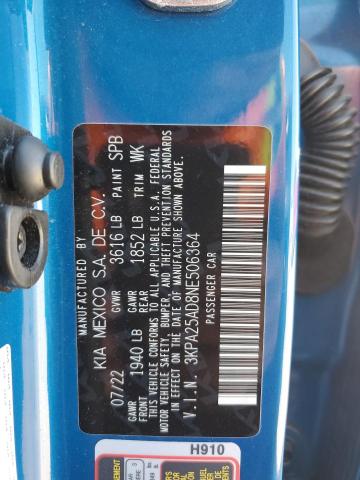 2022 KIA RIO S - 3KPA25AD8NE506364